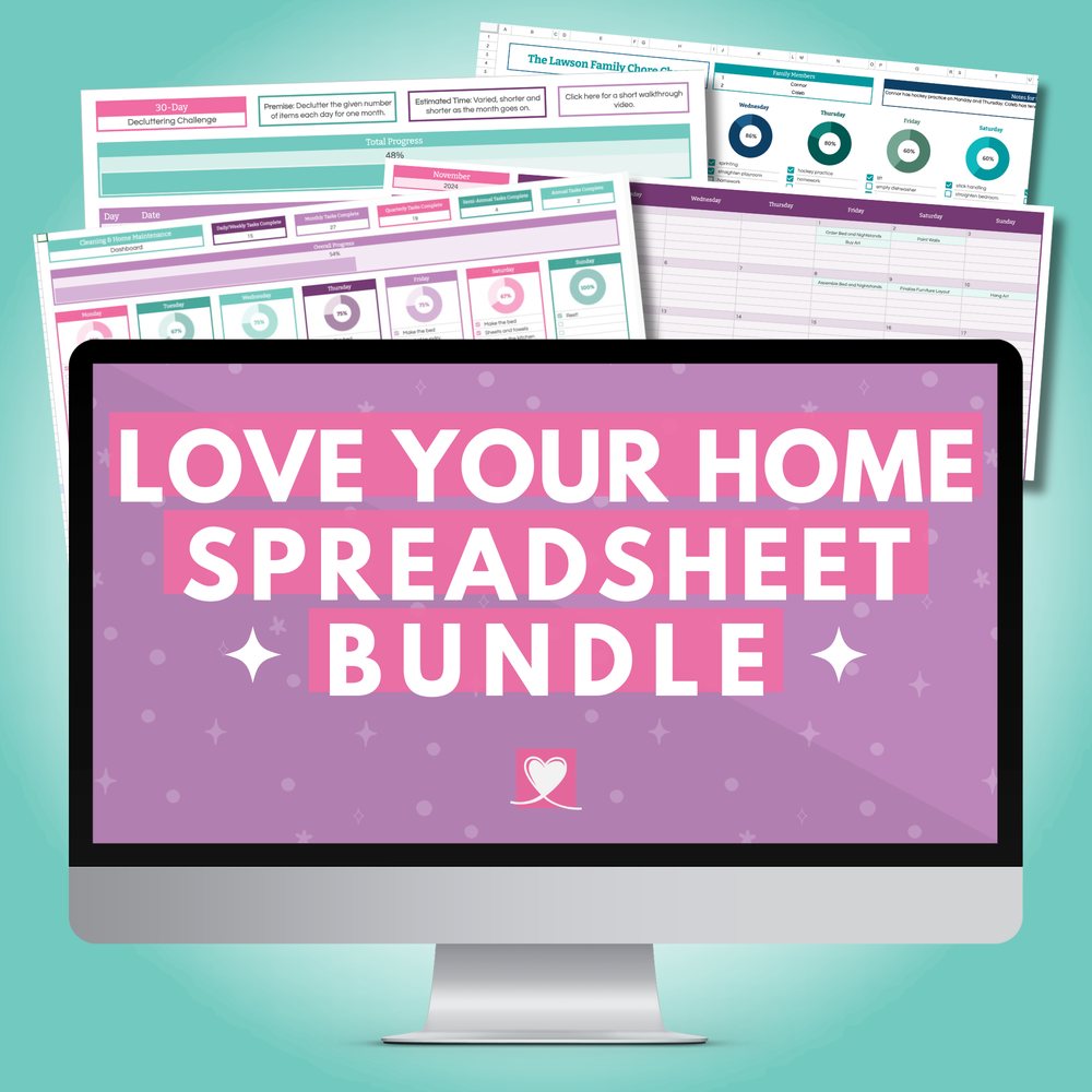 Happy Home Spreadsheet Bundle