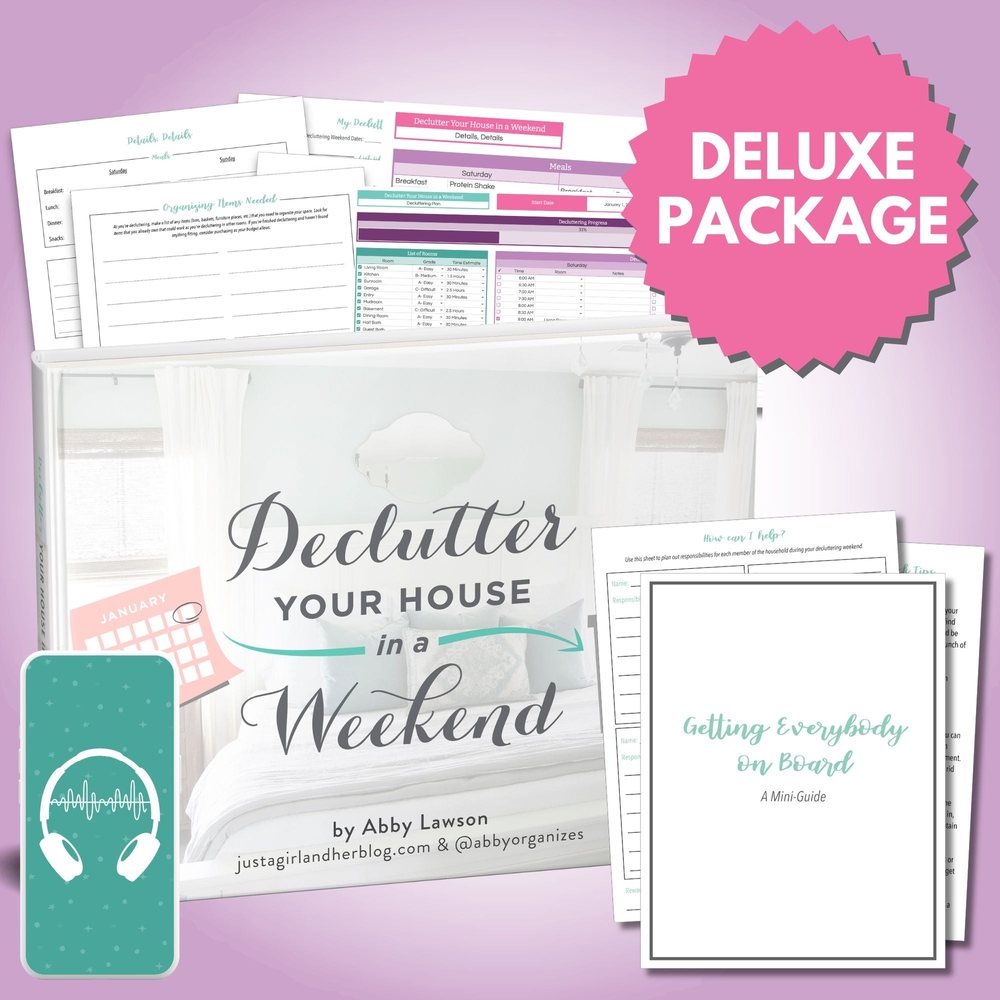 The Weekend Declutter Guide: Deluxe Edition
